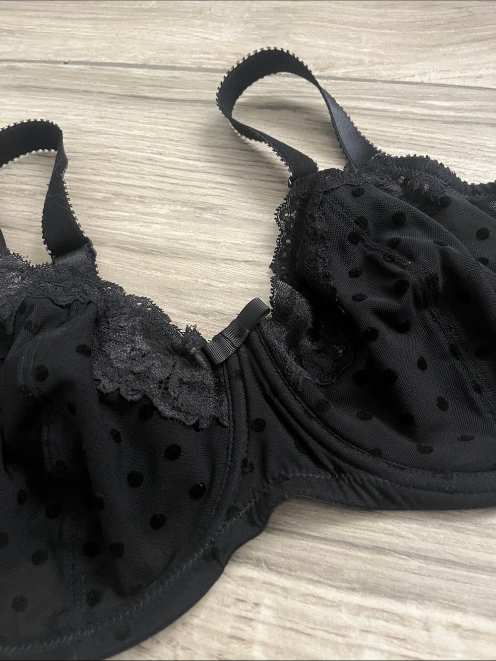 Adore me polka dot bra